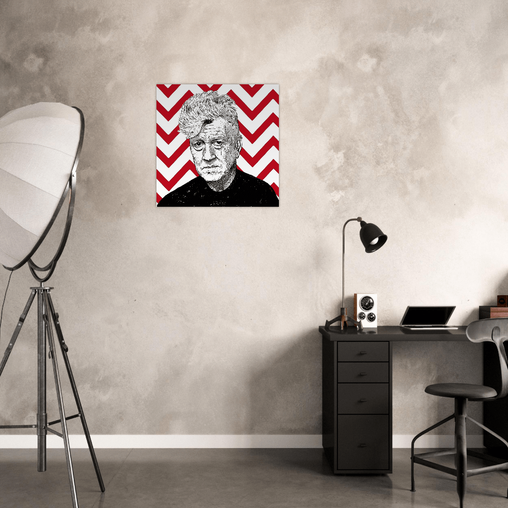 Have A Great Day Today - David Lynch Wall art Print Material