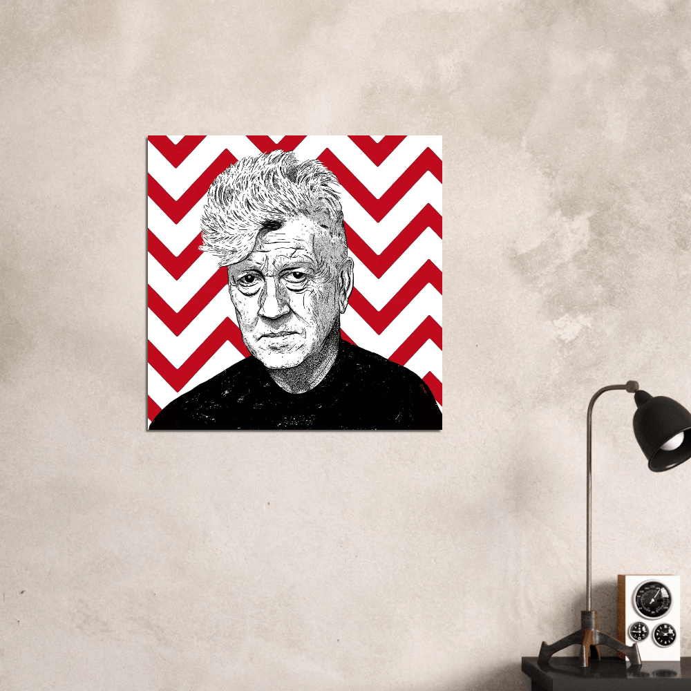 Have A Great Day Today - David Lynch Wall art Print Material