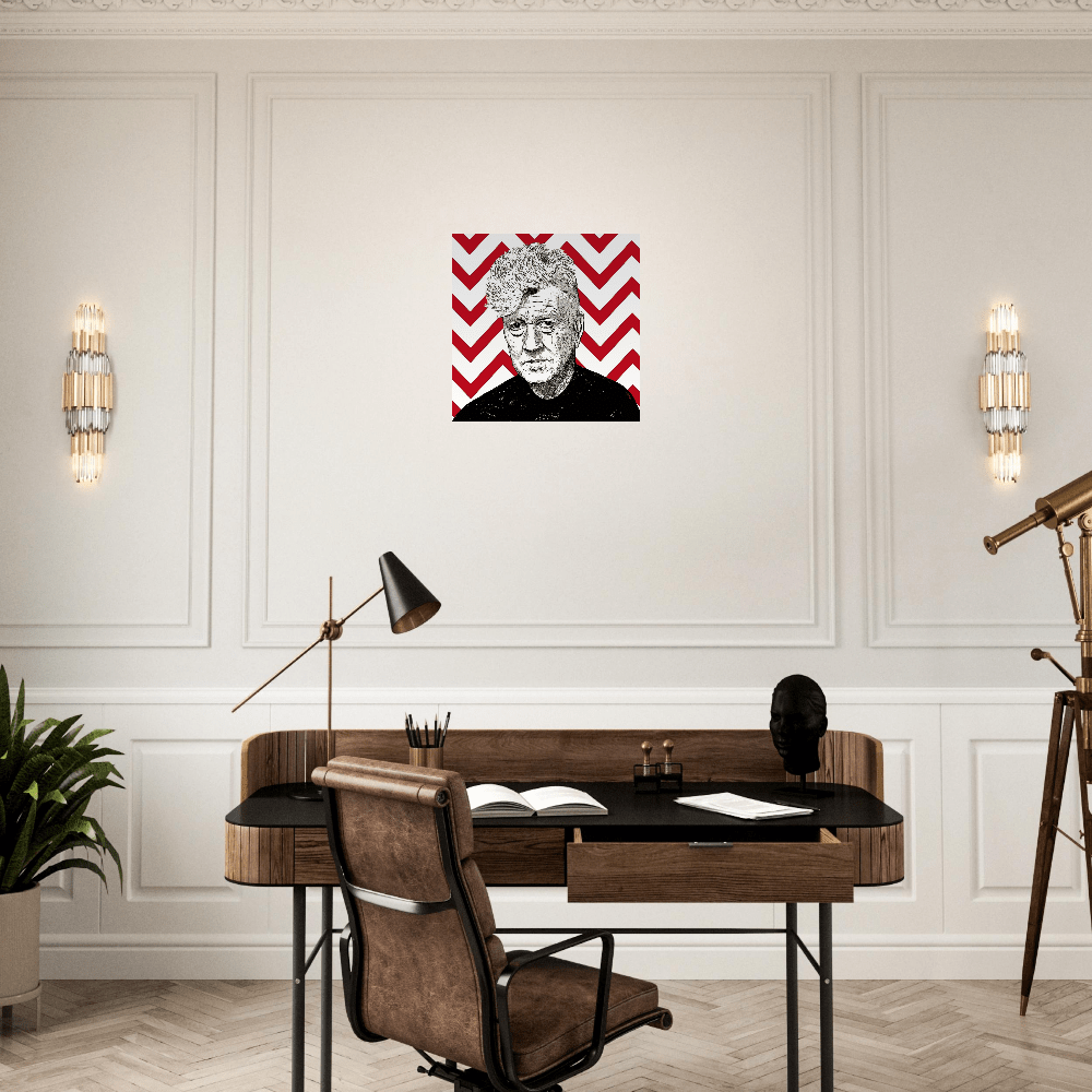 Have A Great Day Today - David Lynch Wall art Print Material