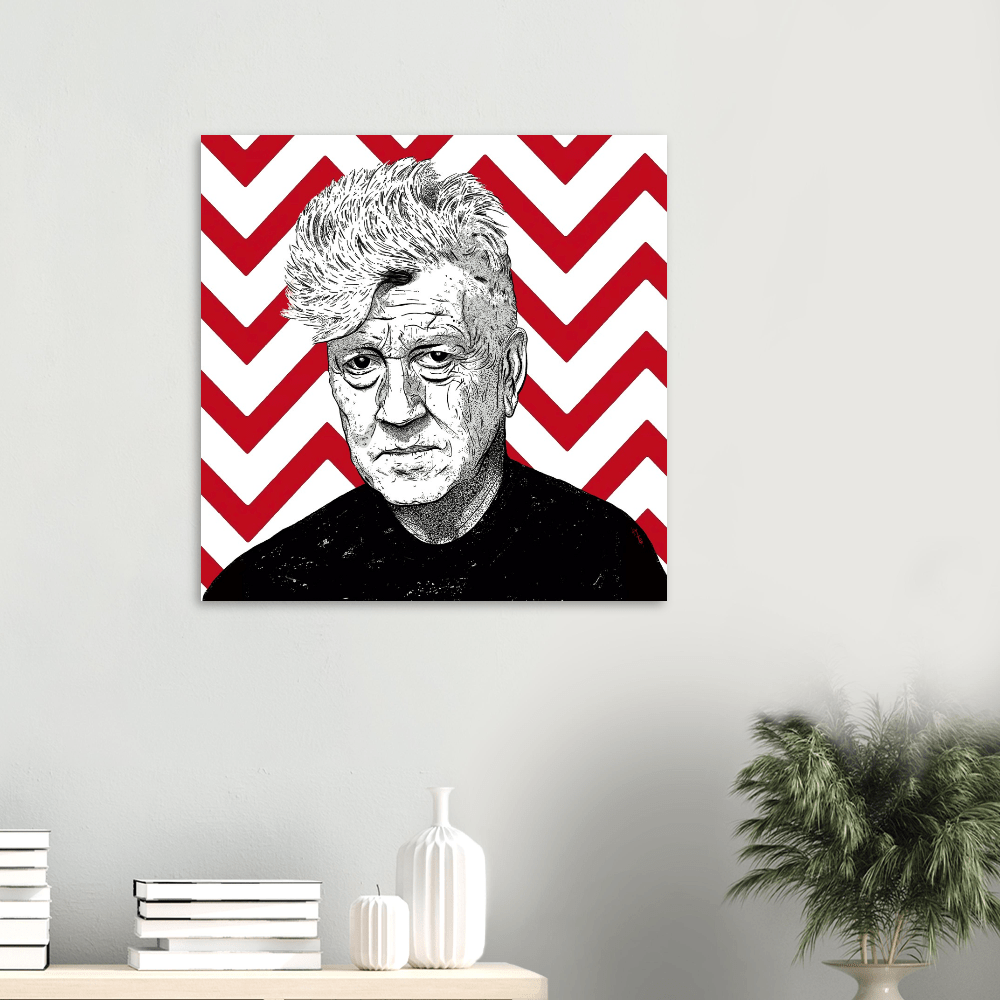 Have A Great Day Today - David Lynch Wall art Print Material
