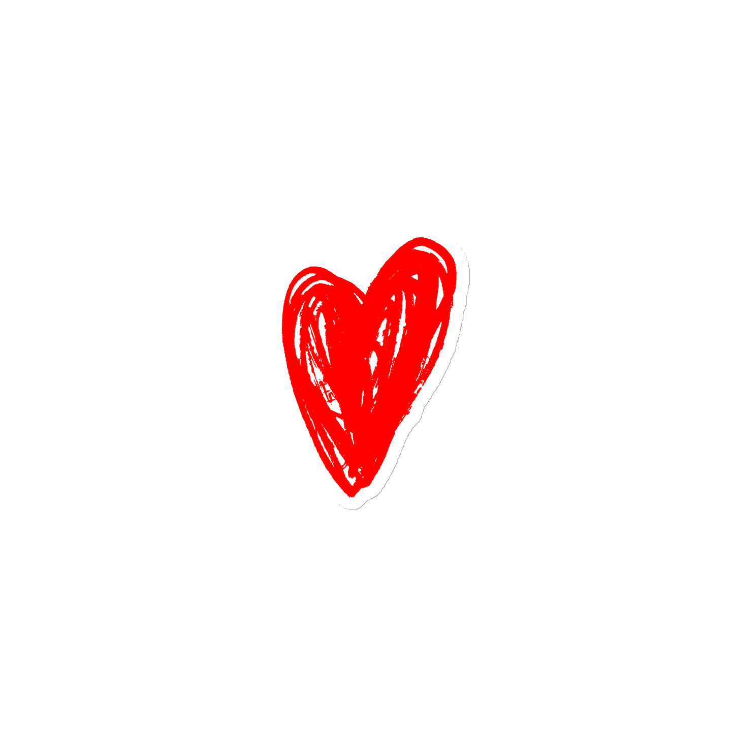 Heart Magnet magnets 3″×3″