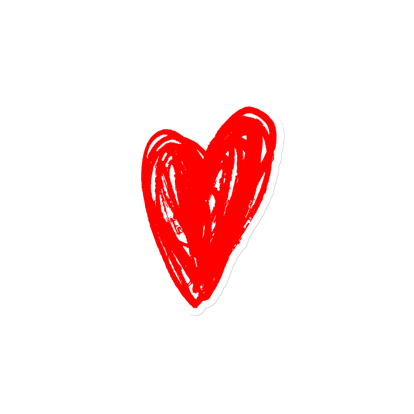 Heart Magnet magnets 4″×4″