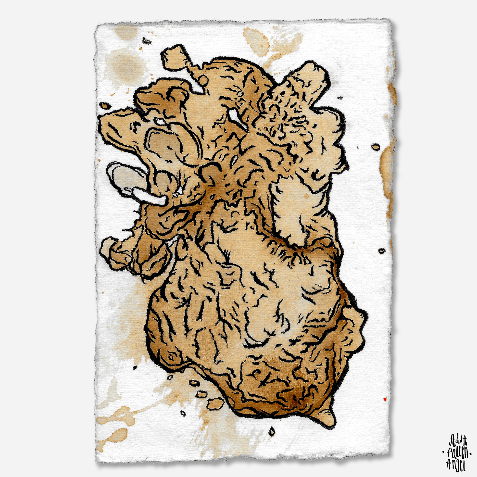 Heart - Original Painting on Paper Painting