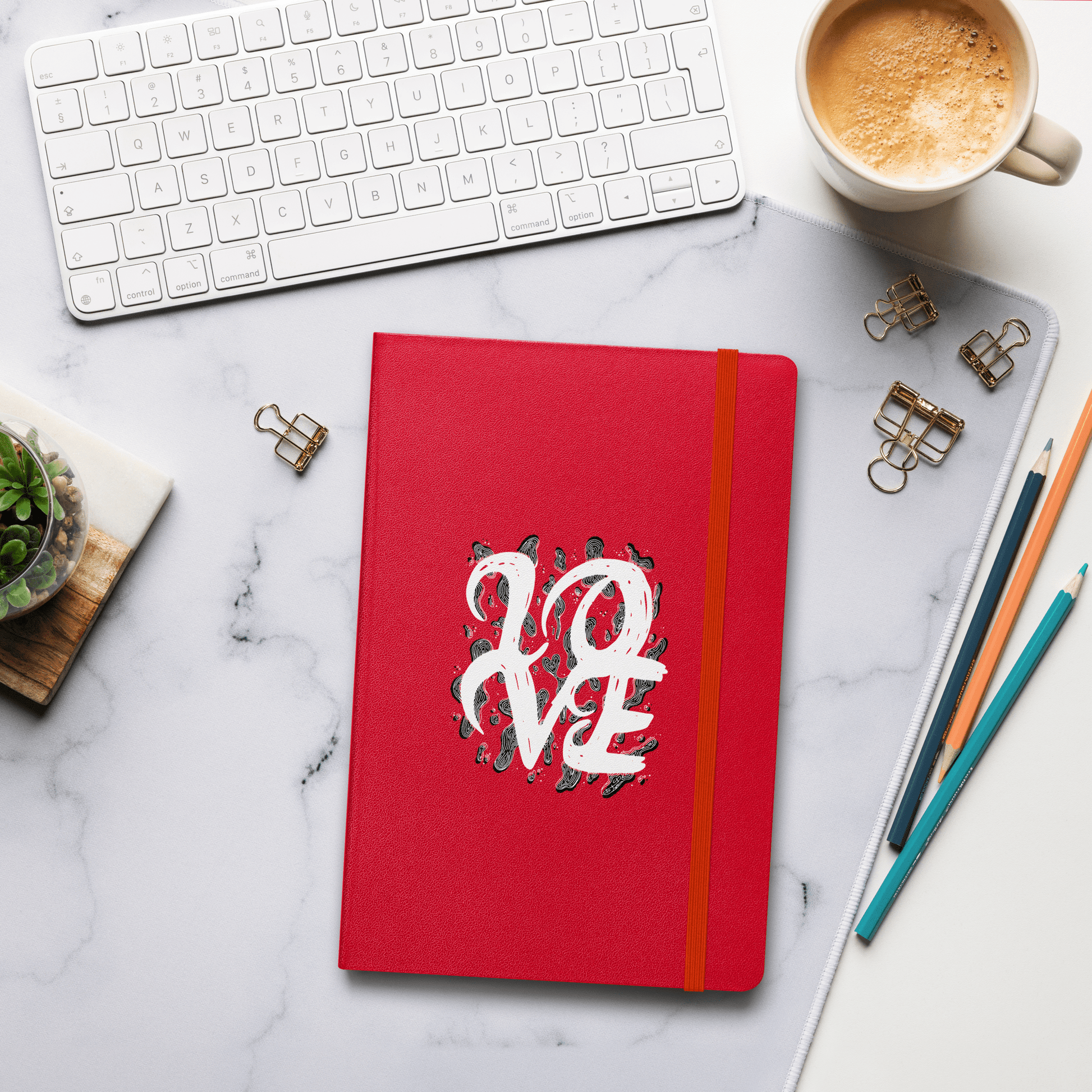 L.O.V.E - Hardcover bound notebook Print Material