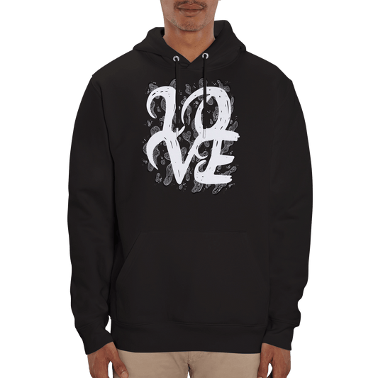 L.O.V.E - Organic Unisex Pullover Hoodie apparel