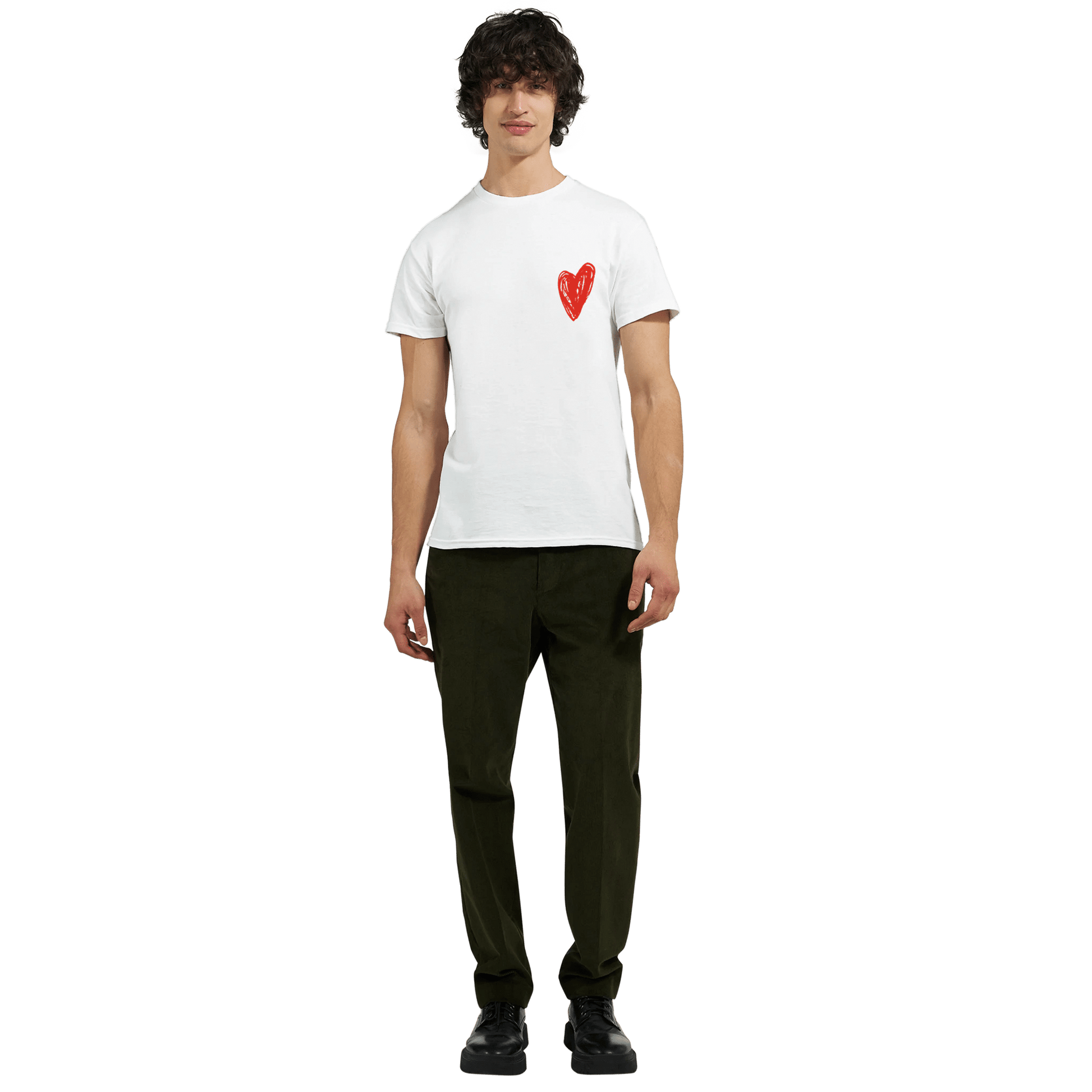 Little Heart - Heavyweight Unisex Crewneck T-shirt apparel