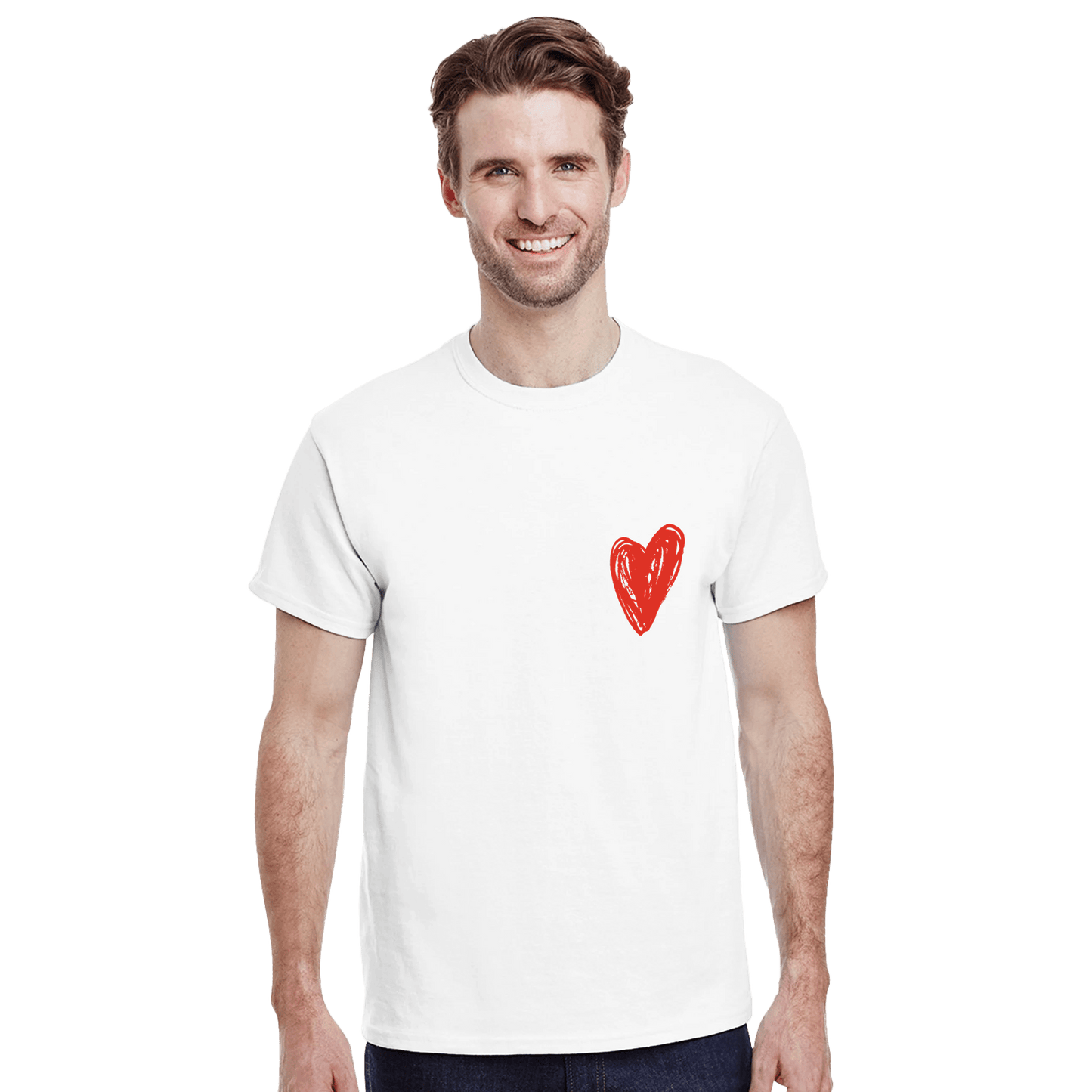 Little Heart - Heavyweight Unisex Crewneck T-shirt apparel