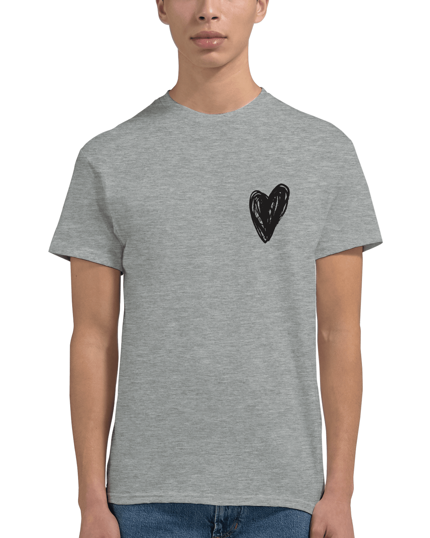 Little Heart - Heavyweight Unisex Crewneck T-shirt apparel