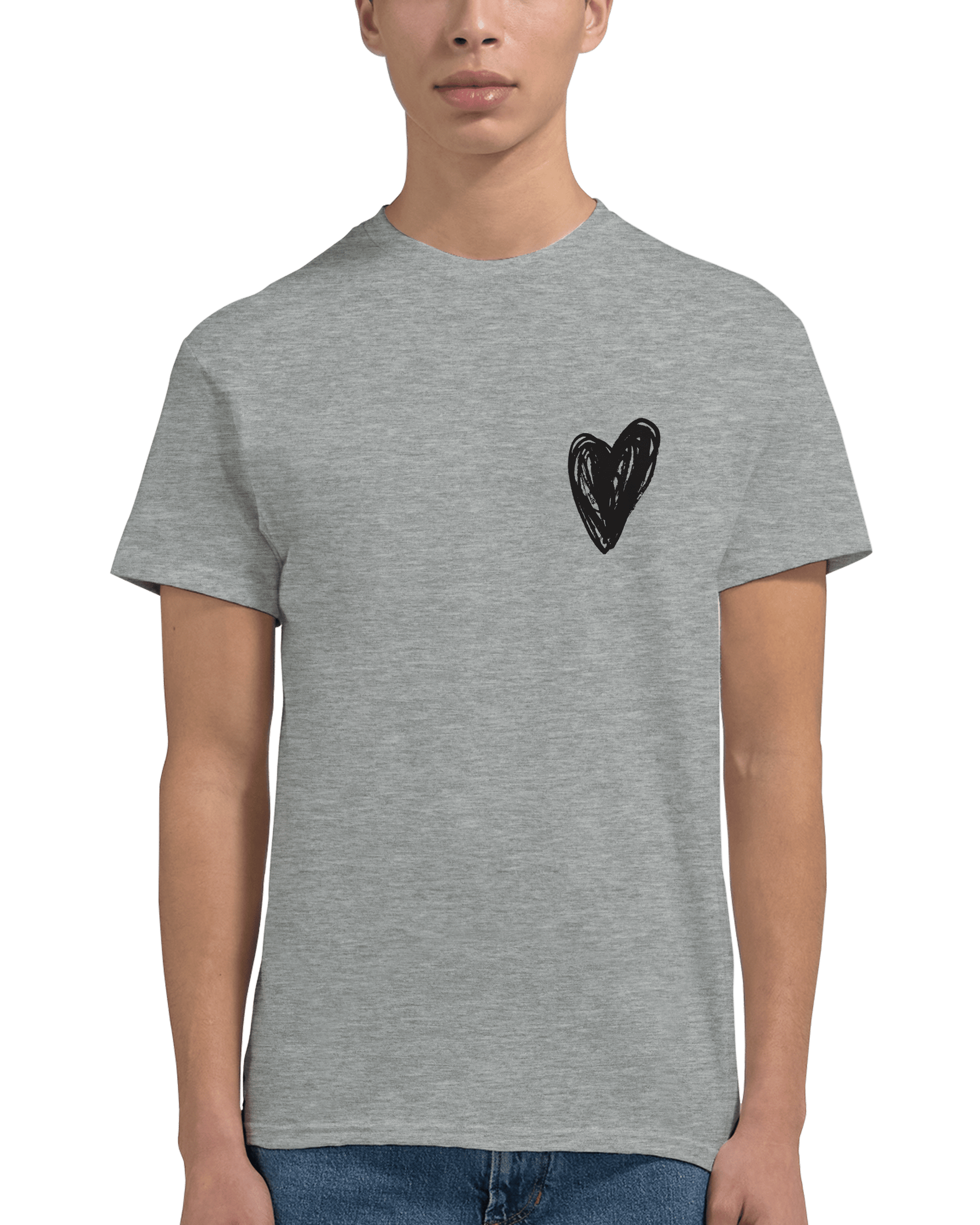 Little Heart - Heavyweight Unisex Crewneck T-shirt apparel