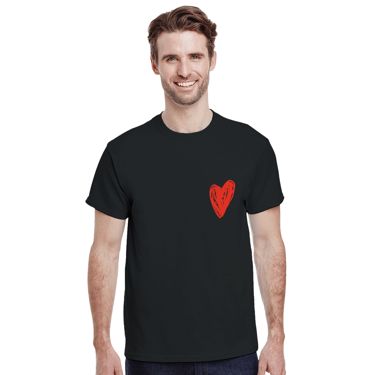 Little Heart - Heavyweight Unisex Crewneck T-shirt apparel