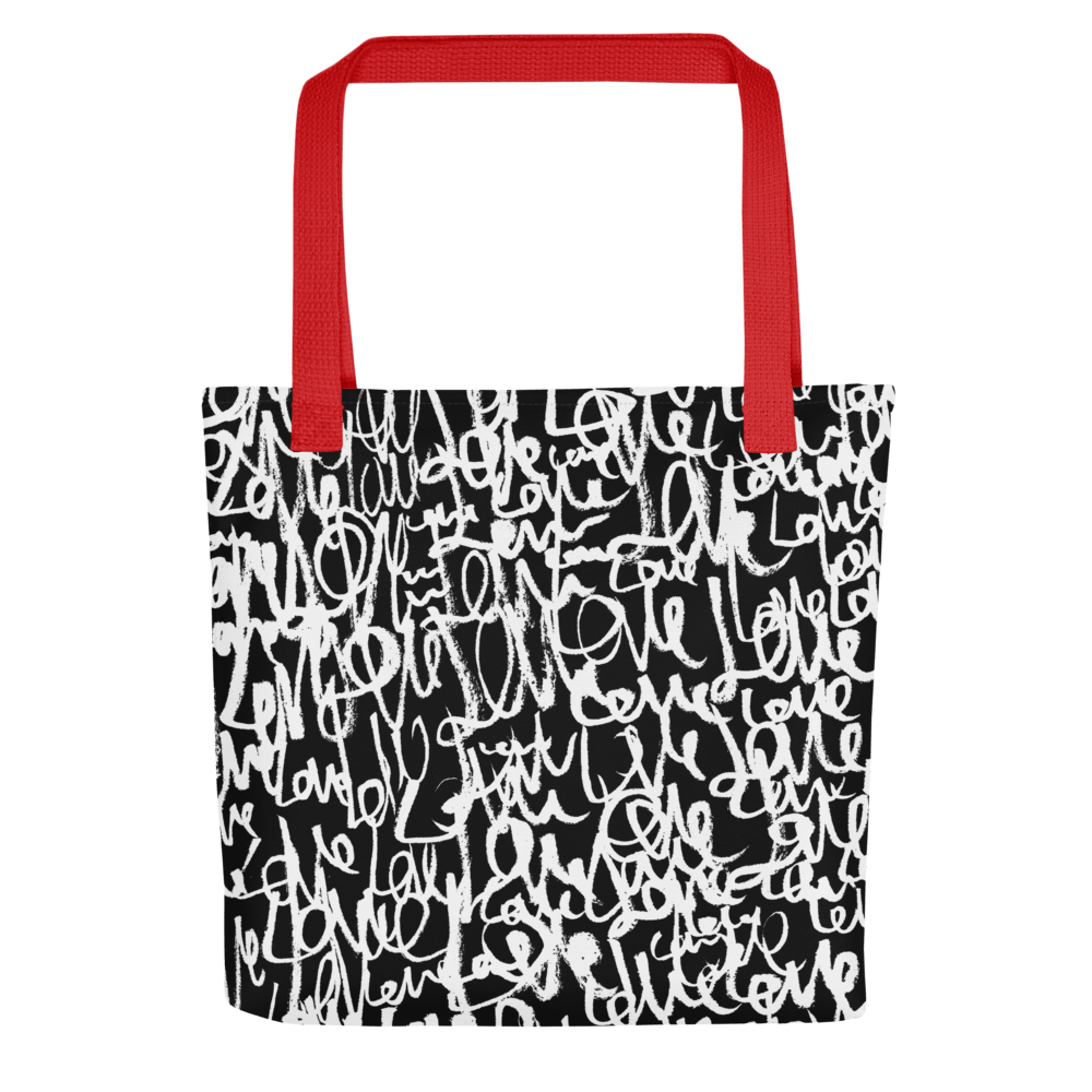 Love Letters All-Over Print Tote Tote Bag