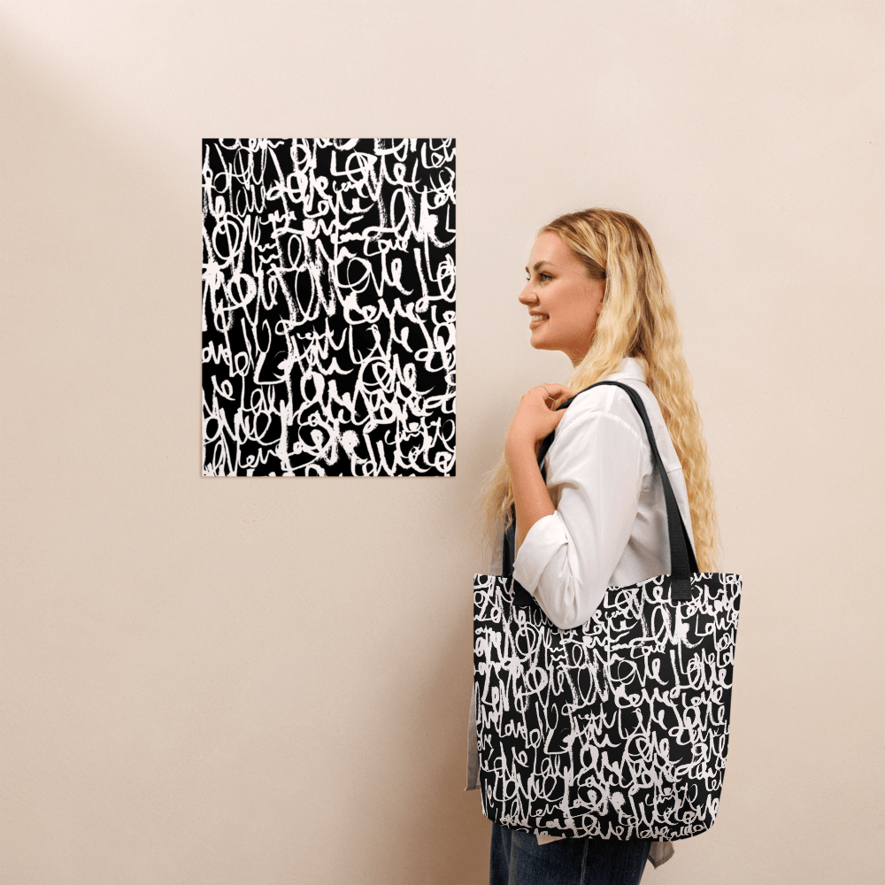 Love Letters All-Over Print Tote Tote Bag