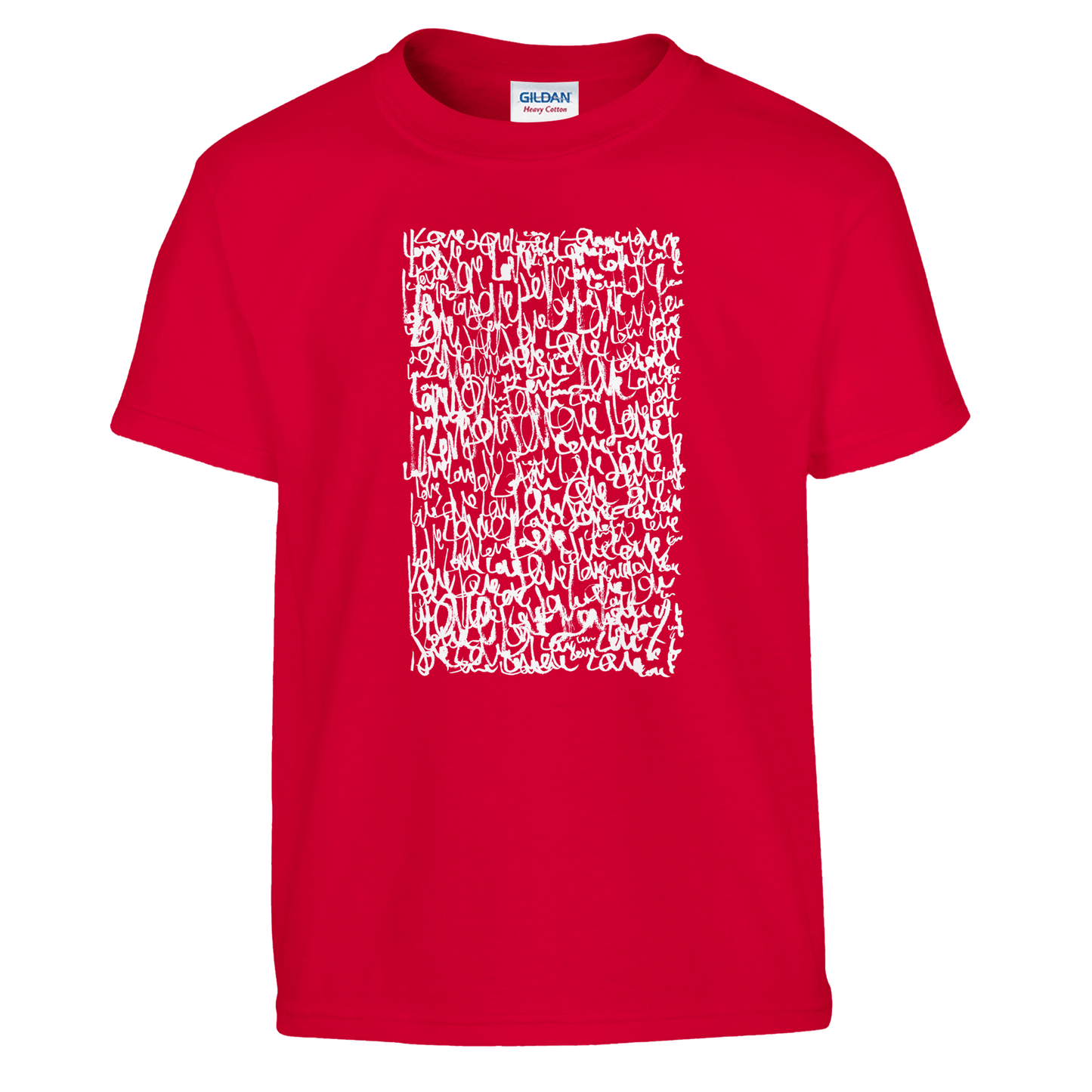 Love Letters - Classic Kids Crewneck T-shirt apparel Red / XS