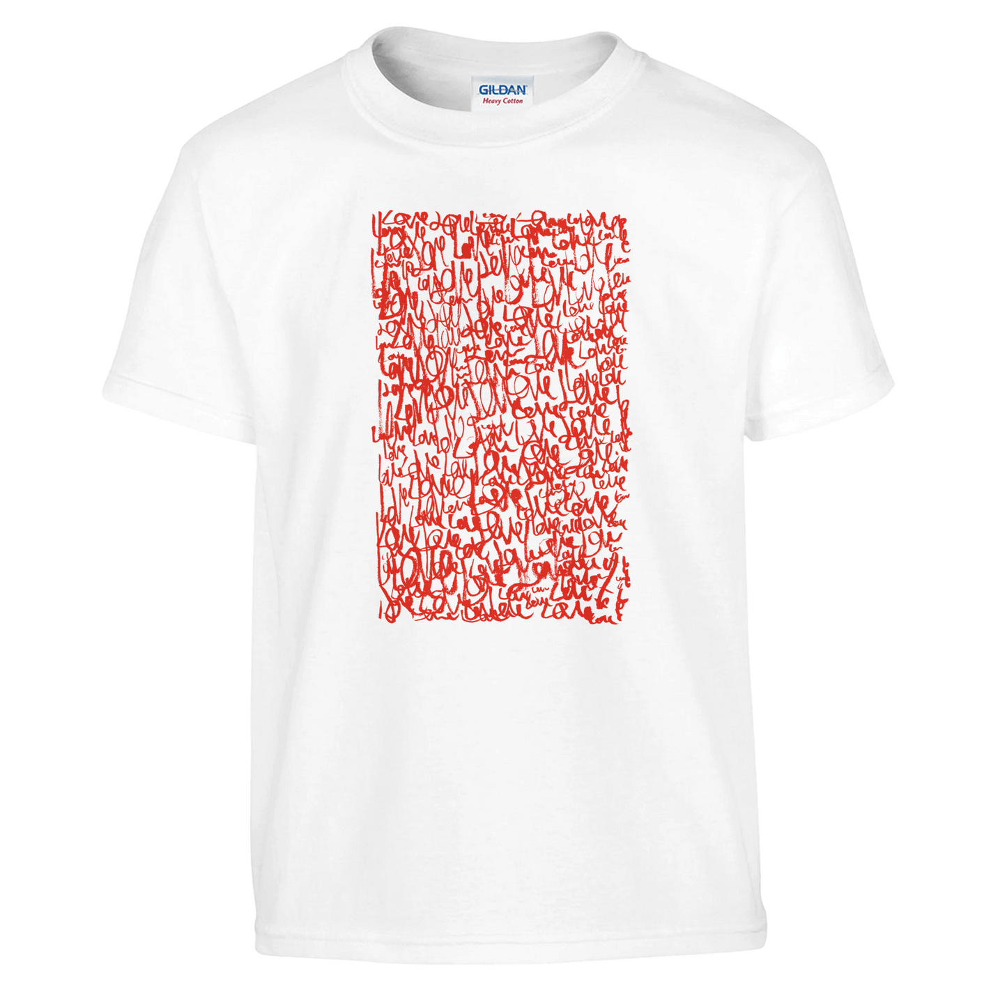 Love Letters - Classic Kids Crewneck T-shirt apparel White / XS