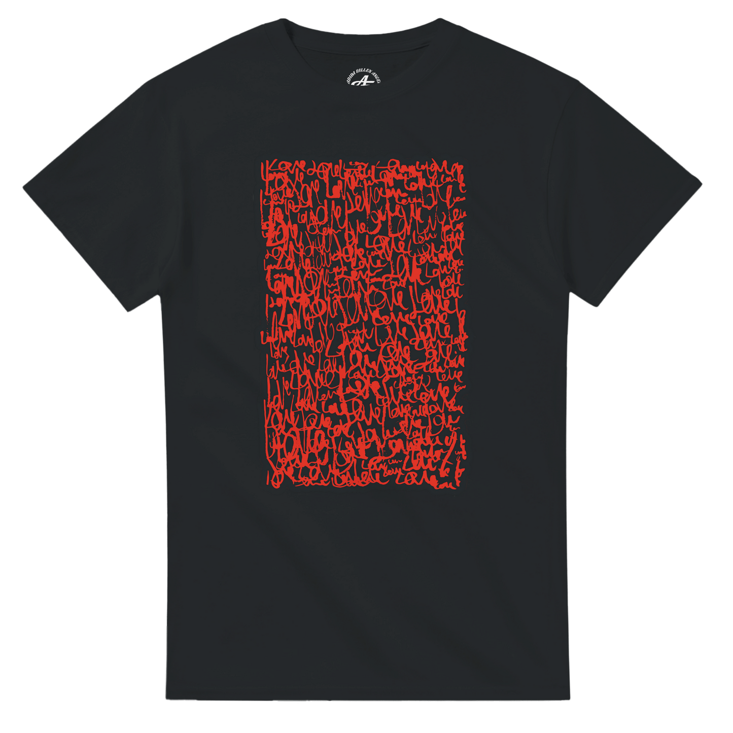 Love Letters - Heavyweight Unisex Crewneck T-shirt apparel Black / S