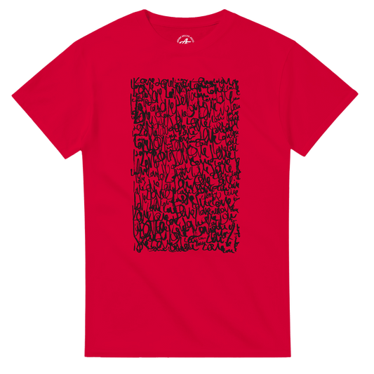 Love Letters - Heavyweight Unisex Crewneck T-shirt apparel Red / S