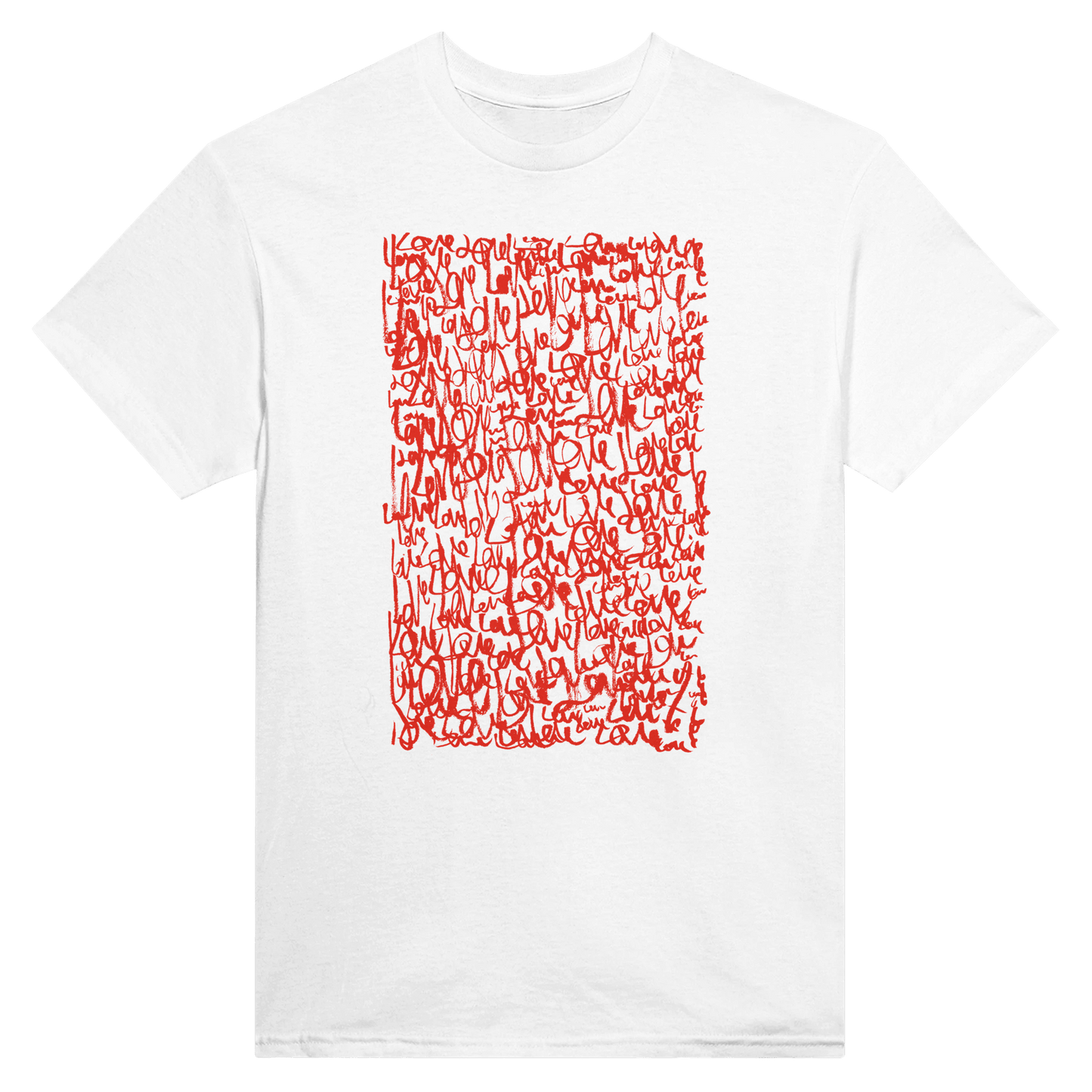 Love Letters - Heavyweight Unisex Crewneck T-shirt apparel White / S