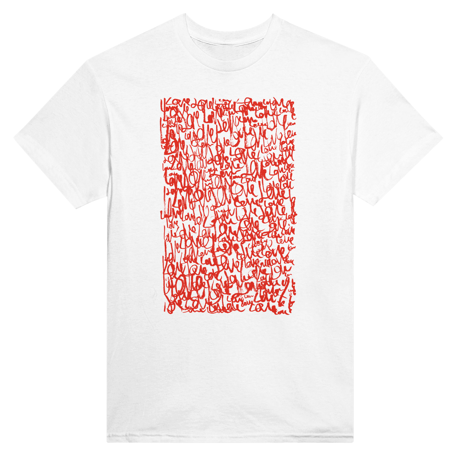 Love Letters - Heavyweight Unisex Crewneck T-shirt apparel White / S