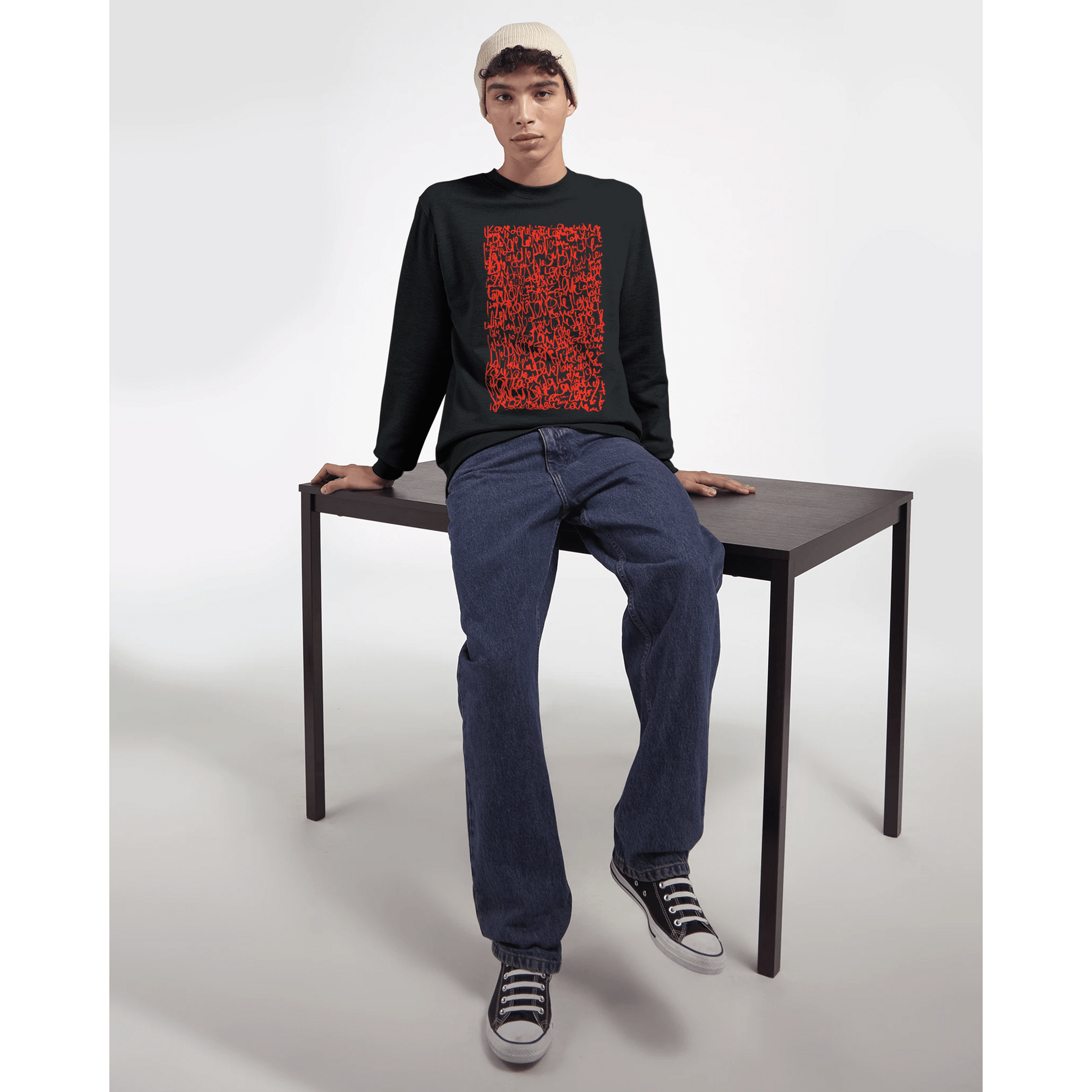 Love Letters - Premium Unisex Crewneck Sweatshirt apparel