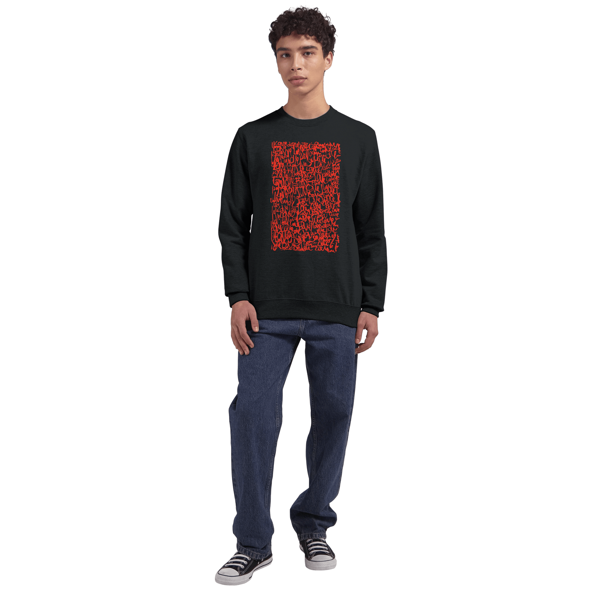 Love Letters - Premium Unisex Crewneck Sweatshirt apparel