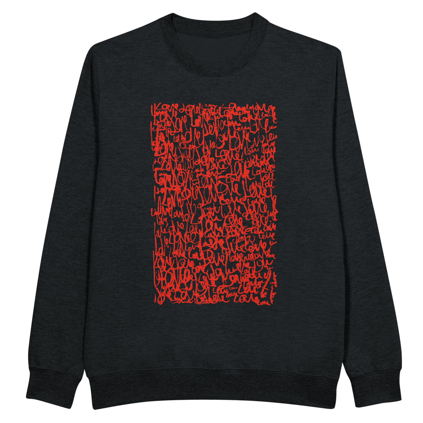 Love Letters - Premium Unisex Crewneck Sweatshirt apparel Black / S