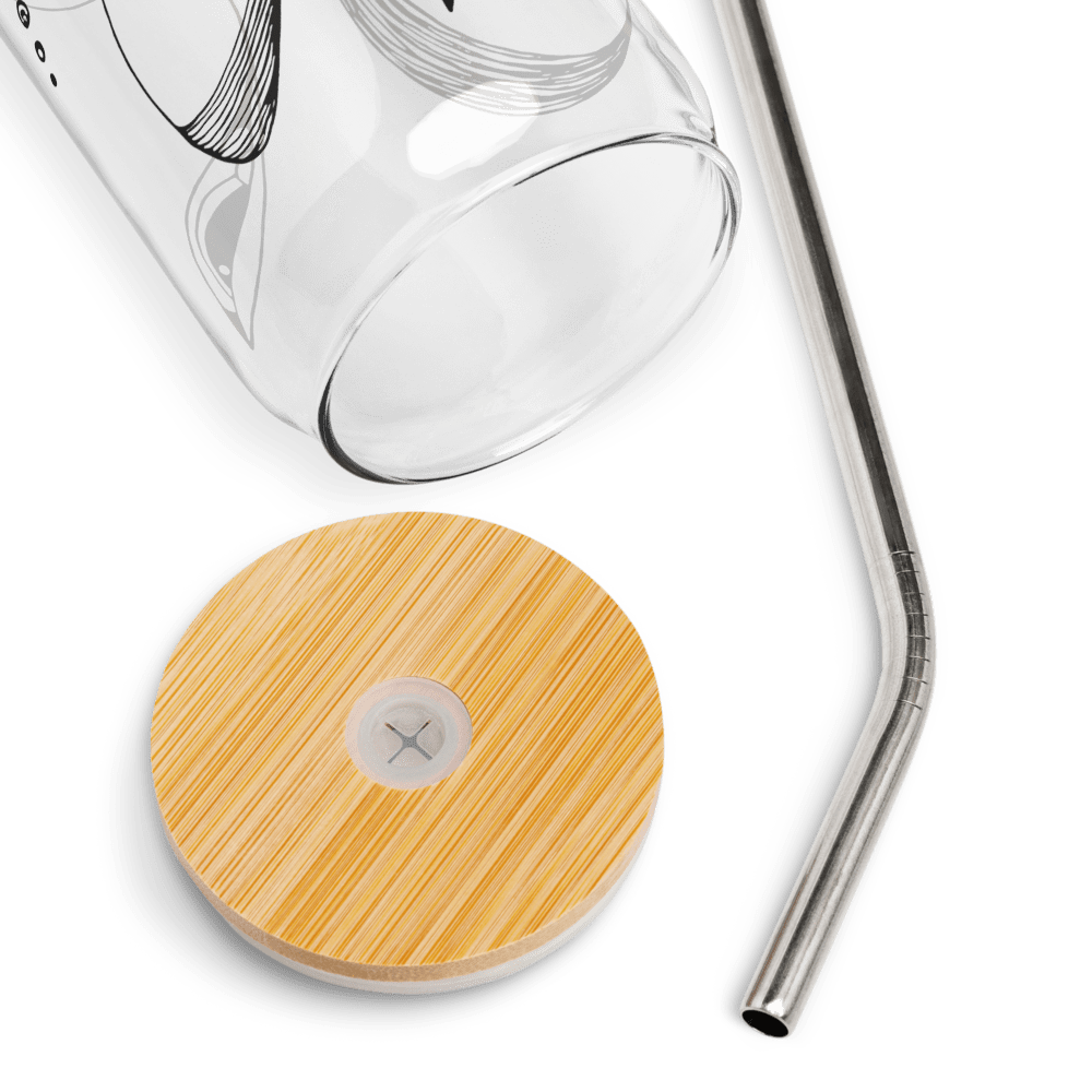 Love Lines - Can-shaped glass Mugs