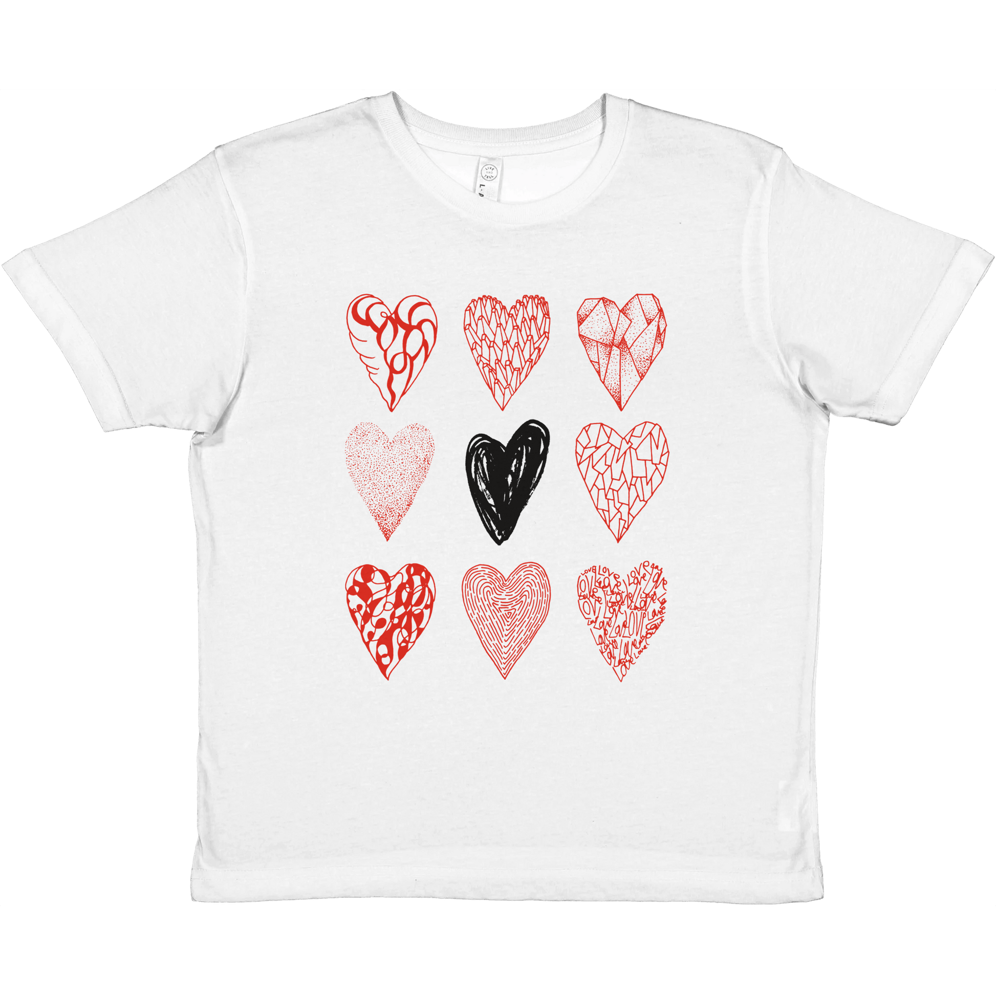 Nine of Hearts - Premium Kids Crewneck T-shirt apparel