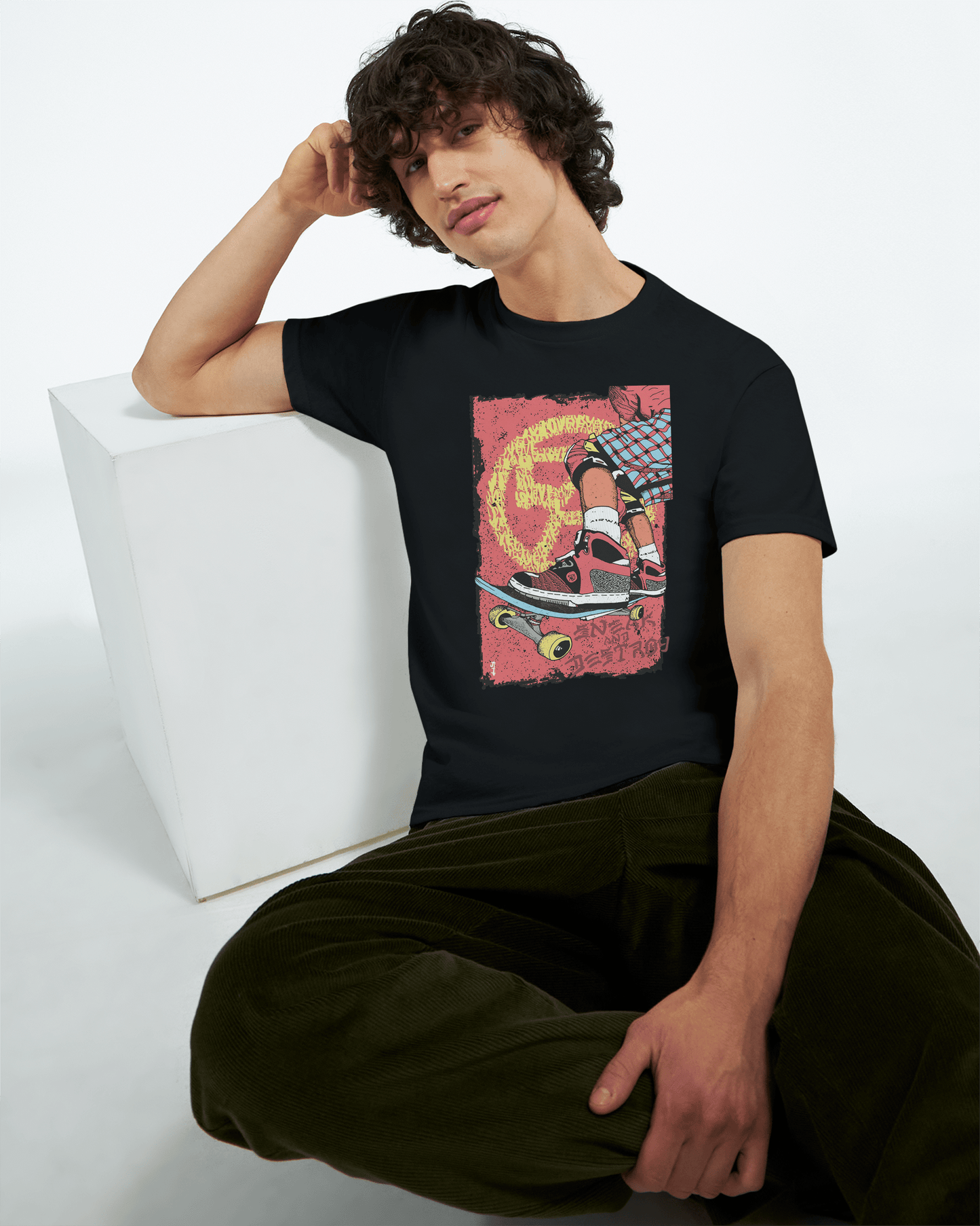 Sneak & Destroy - Heavyweight Unisex Crewneck T-shirt apparel