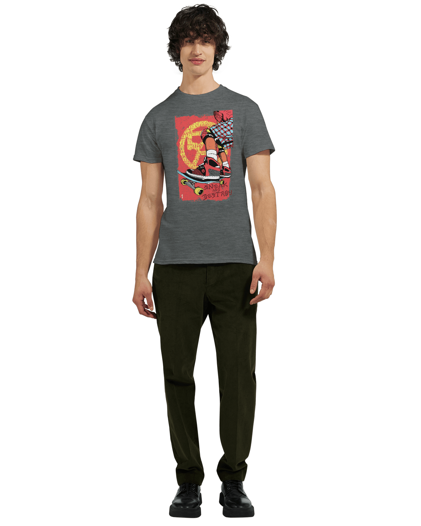 Sneak & Destroy - Heavyweight Unisex Crewneck T-shirt apparel