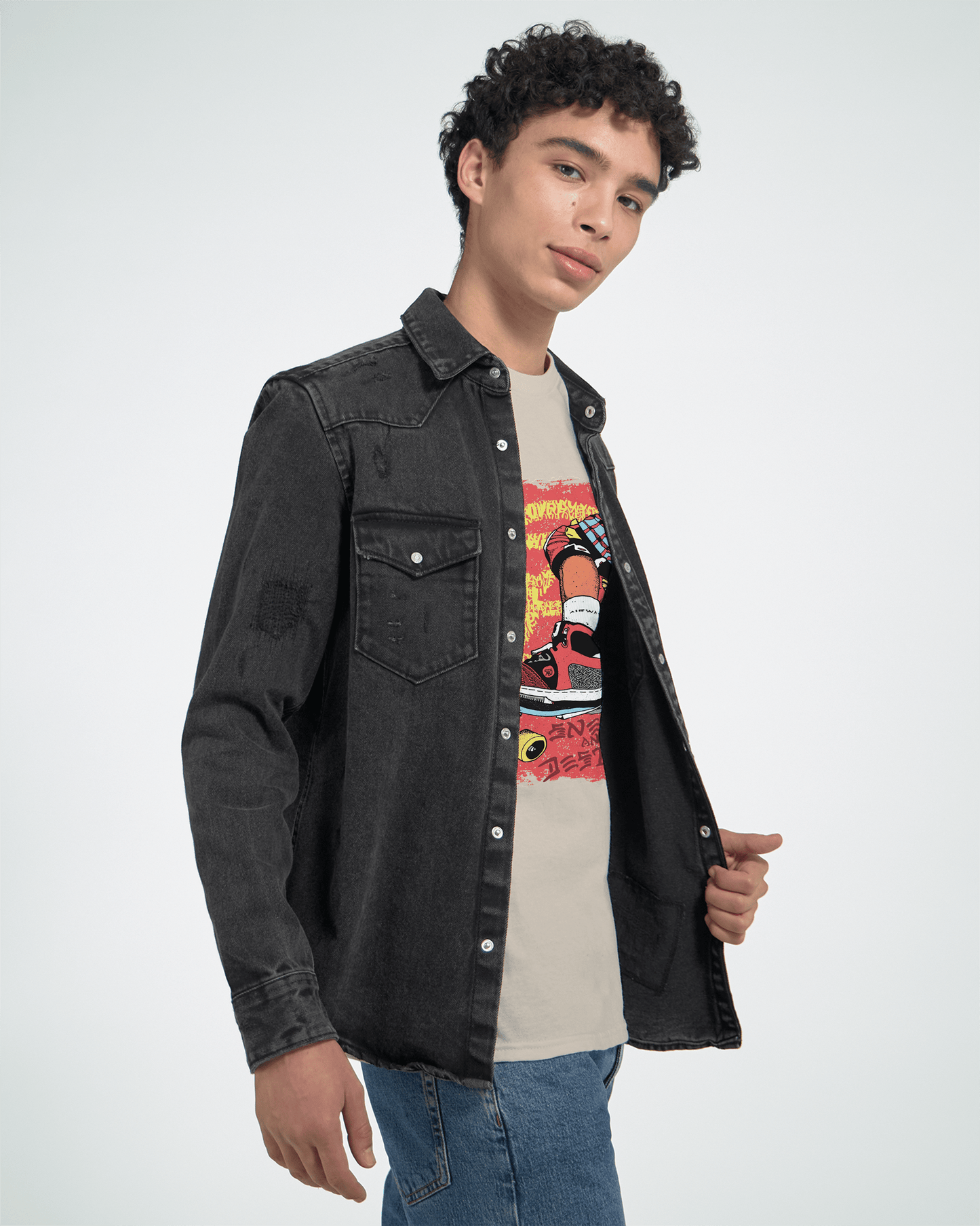 Sneak & Destroy - Heavyweight Unisex Crewneck T-shirt apparel