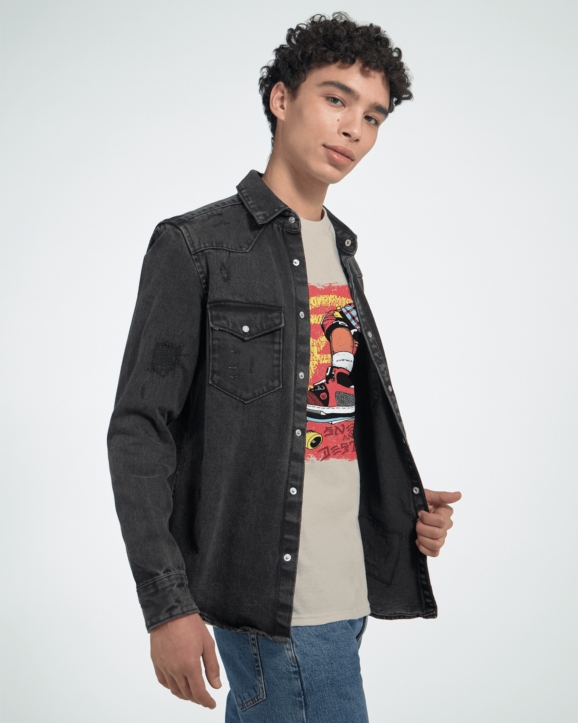 Sneak & Destroy - Heavyweight Unisex Crewneck T-shirt apparel