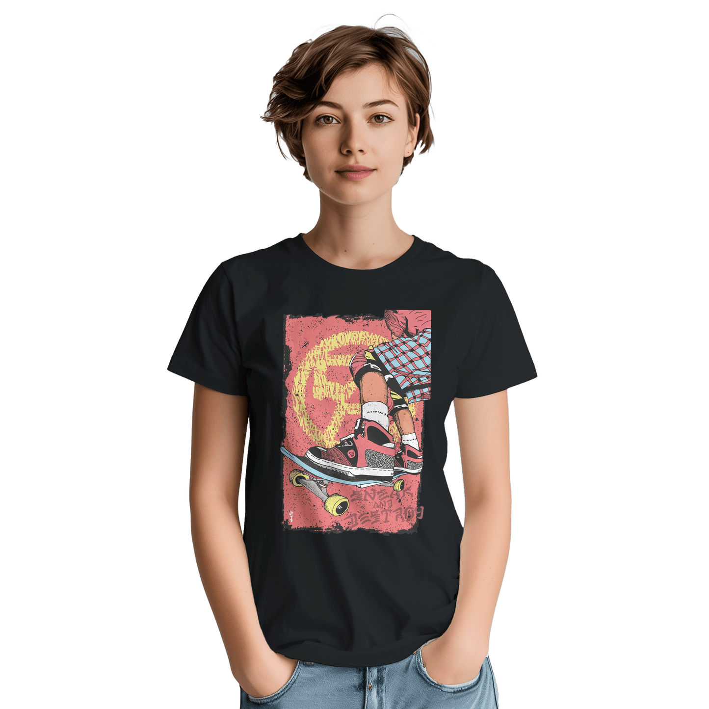 Sneak & Destroy - Heavyweight Unisex Crewneck T-shirt apparel