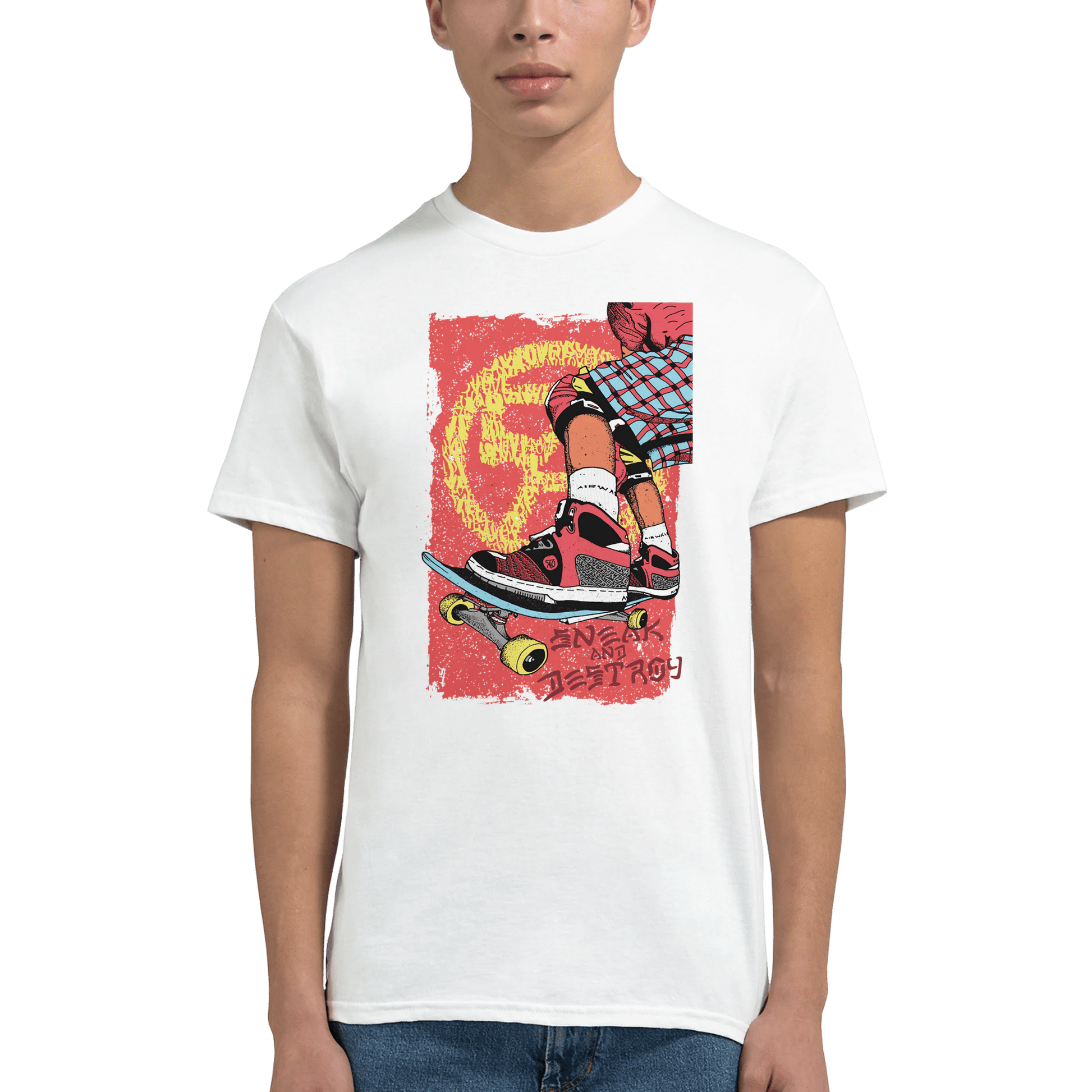 Sneak & Destroy - Heavyweight Unisex Crewneck T-shirt apparel