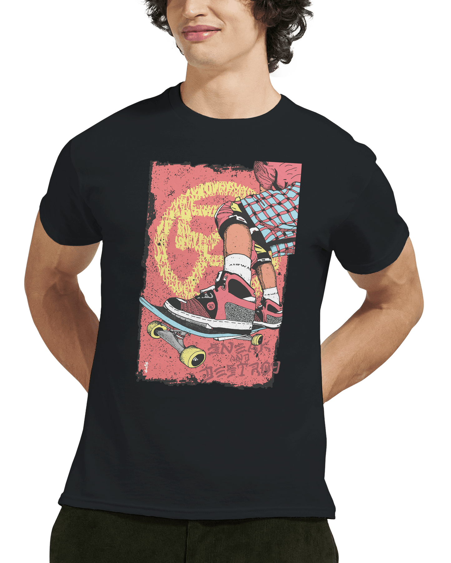 Sneak & Destroy - Heavyweight Unisex Crewneck T-shirt apparel