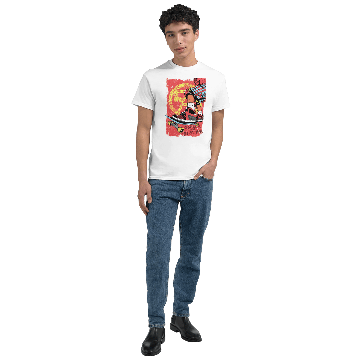 Sneak & Destroy - Heavyweight Unisex Crewneck T-shirt apparel