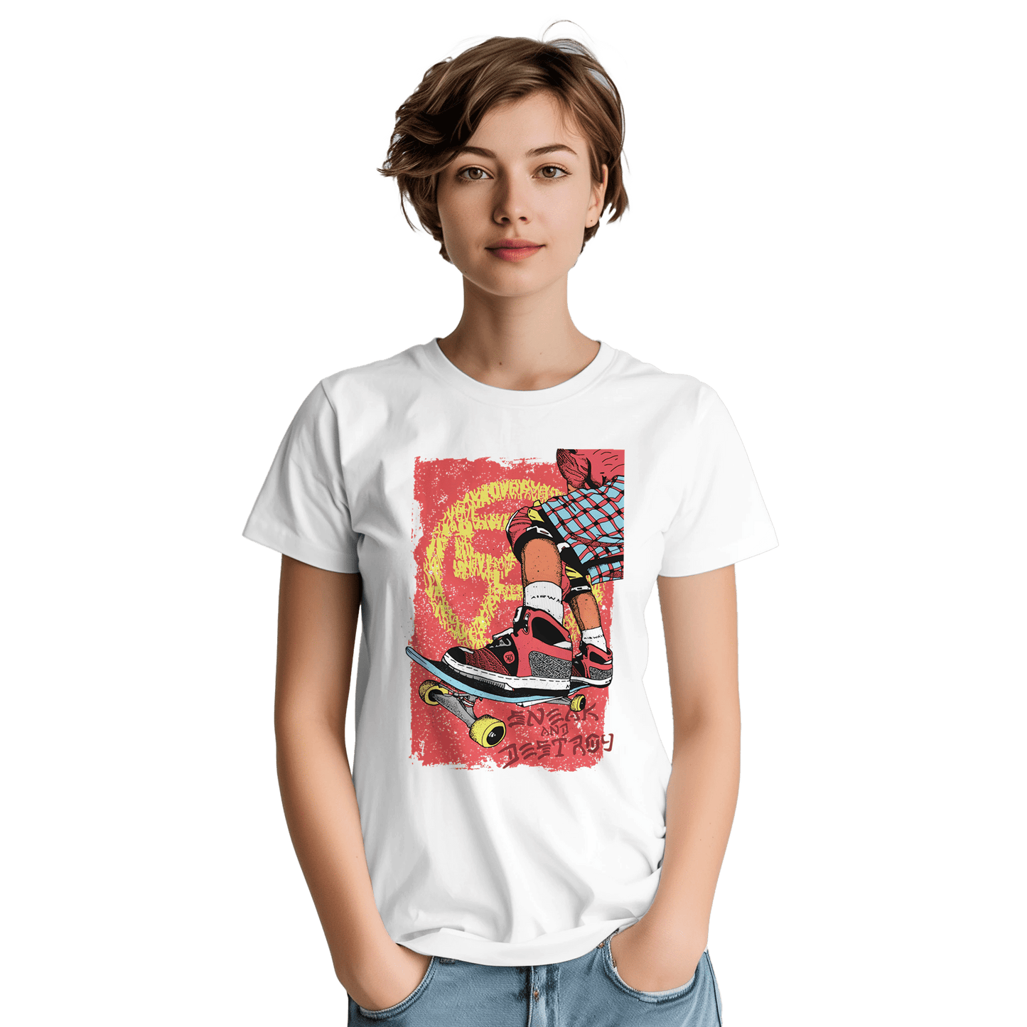 Sneak & Destroy - Heavyweight Unisex Crewneck T-shirt apparel