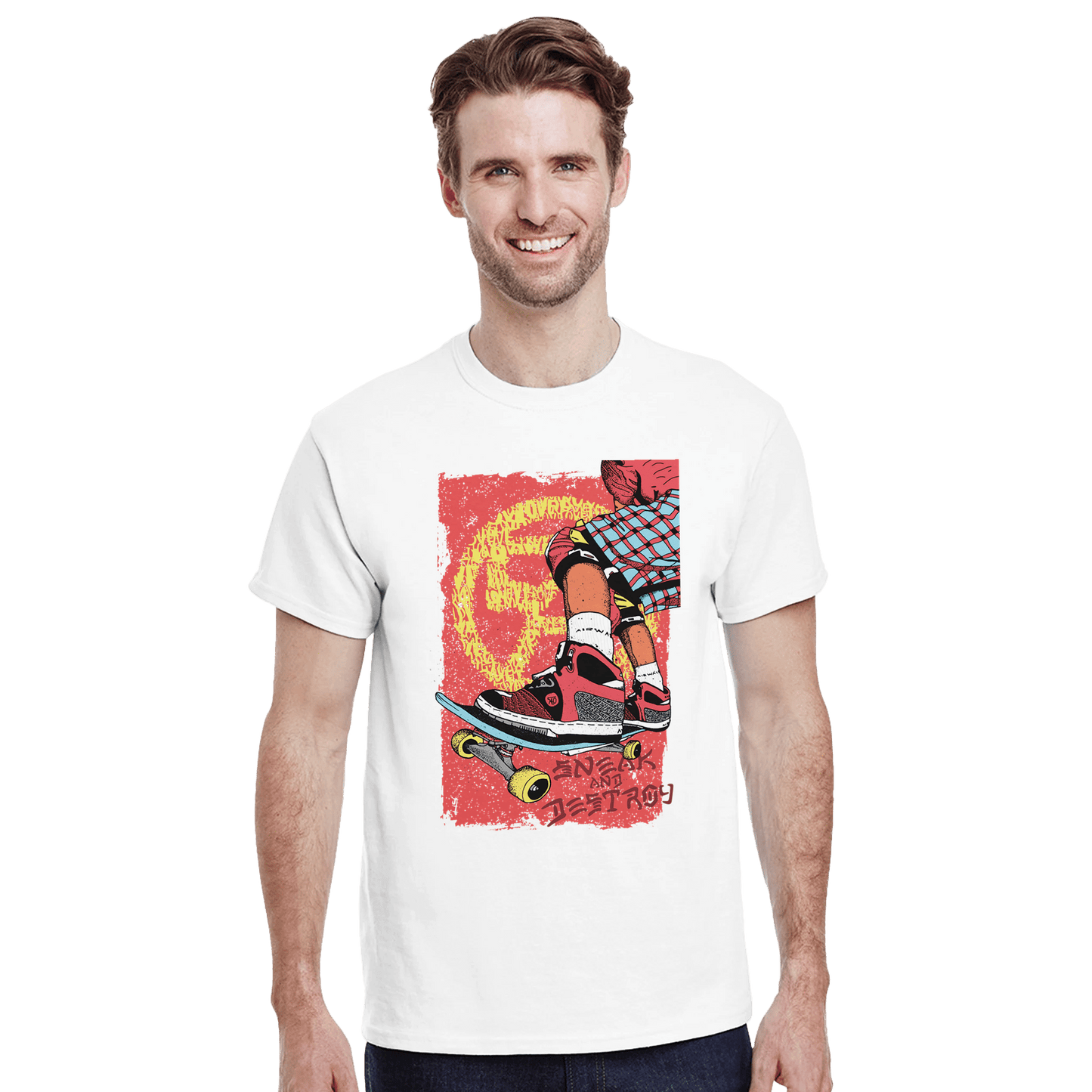 Sneak & Destroy - Heavyweight Unisex Crewneck T-shirt apparel