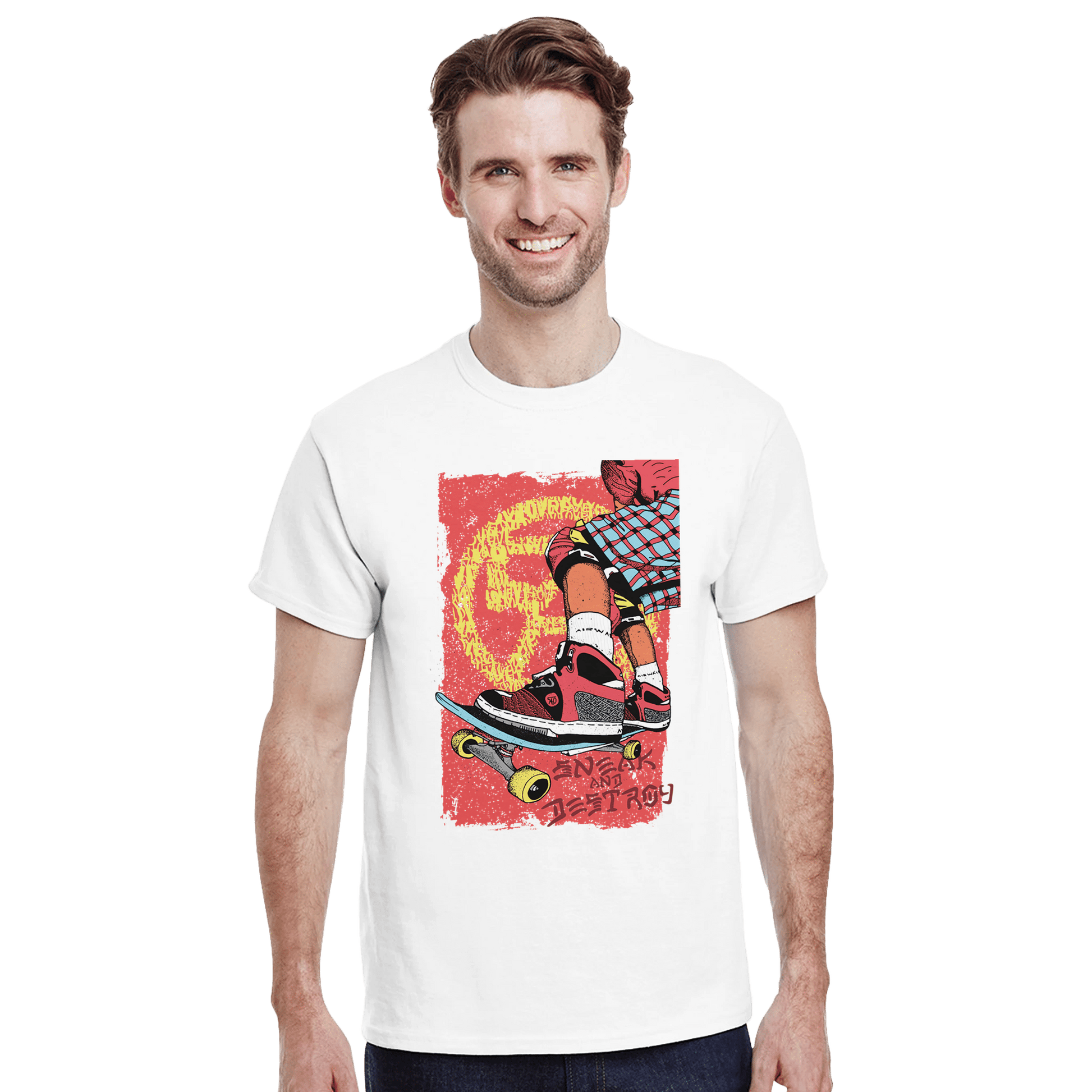 Sneak & Destroy - Heavyweight Unisex Crewneck T-shirt apparel