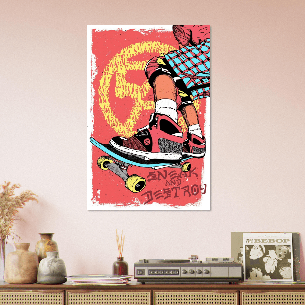 Sneak & Destroy. - Wall art Poster Print Art Prints