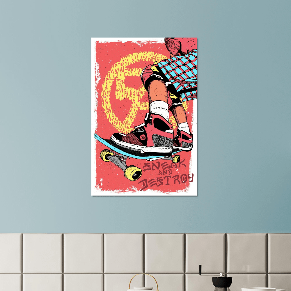 Sneak & Destroy. - Wall art Poster Print Art Prints