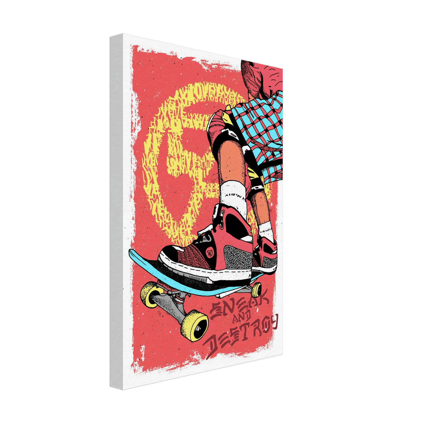Sneak & Destroy. - Wall art Poster Print Art Prints 30x45 cm / 12x18″ / Canvas