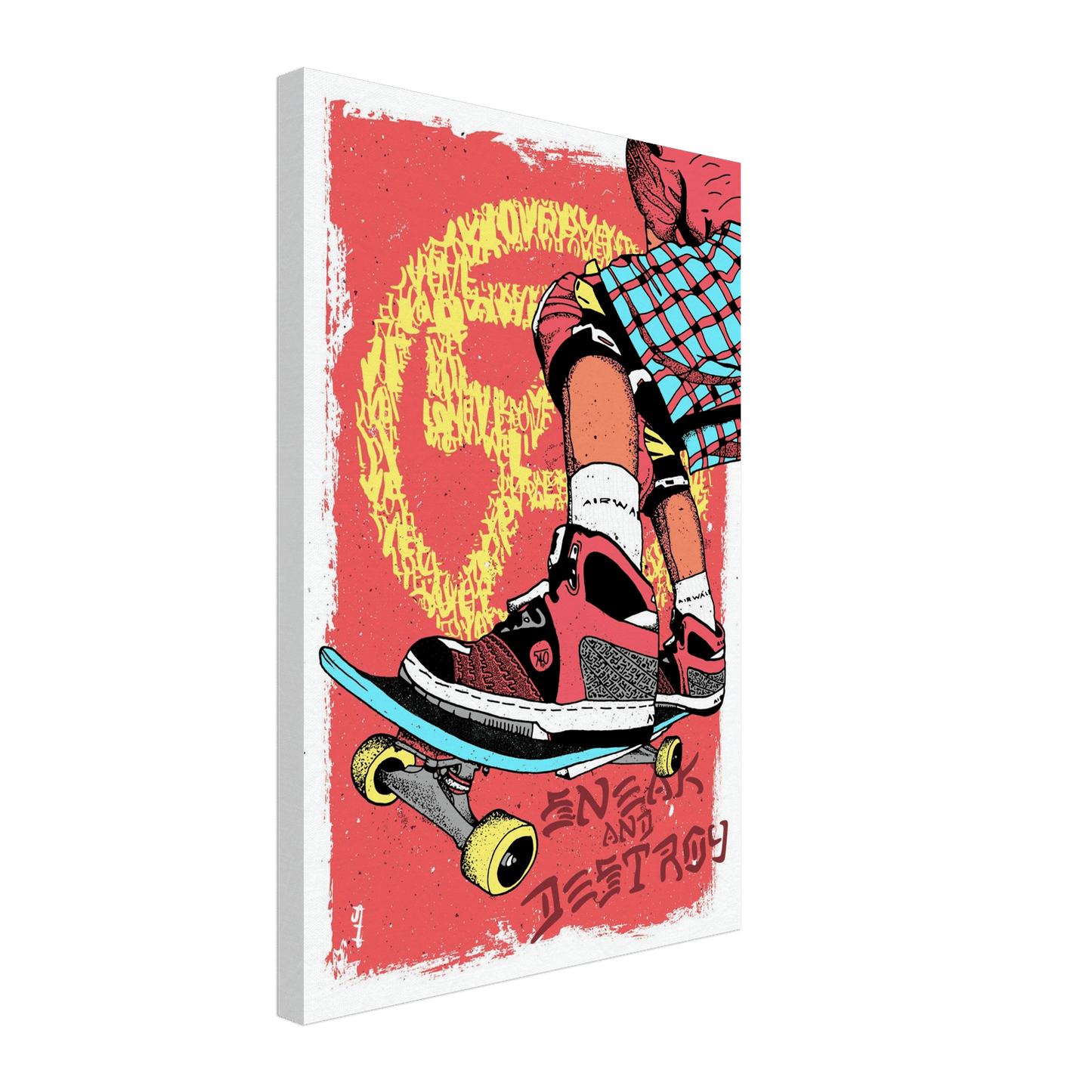 Sneak & Destroy. - Wall art Poster Print Art Prints 40x60 cm / 16x24″ / Canvas