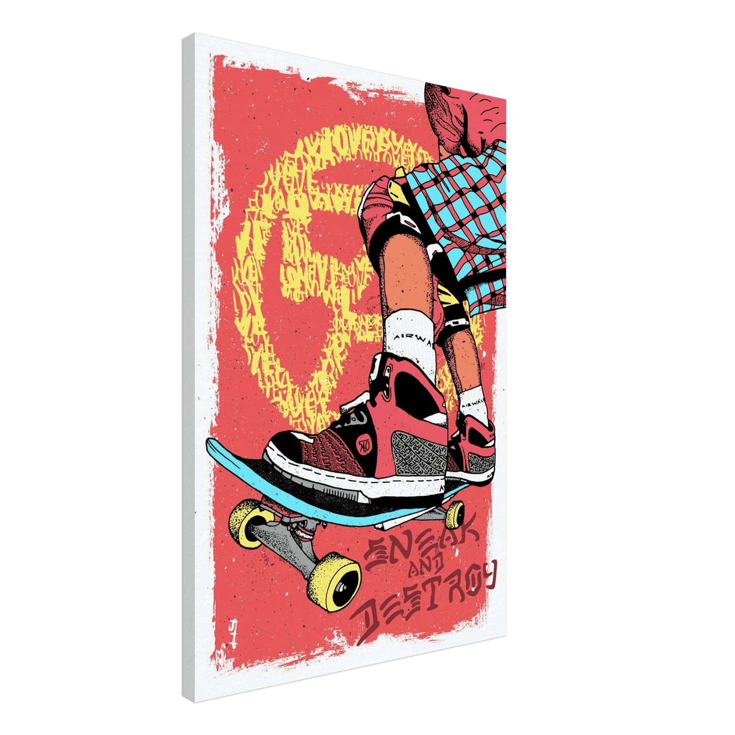 Sneak & Destroy. - Wall art Poster Print Art Prints 60x90 cm / 24x36″ / Canvas