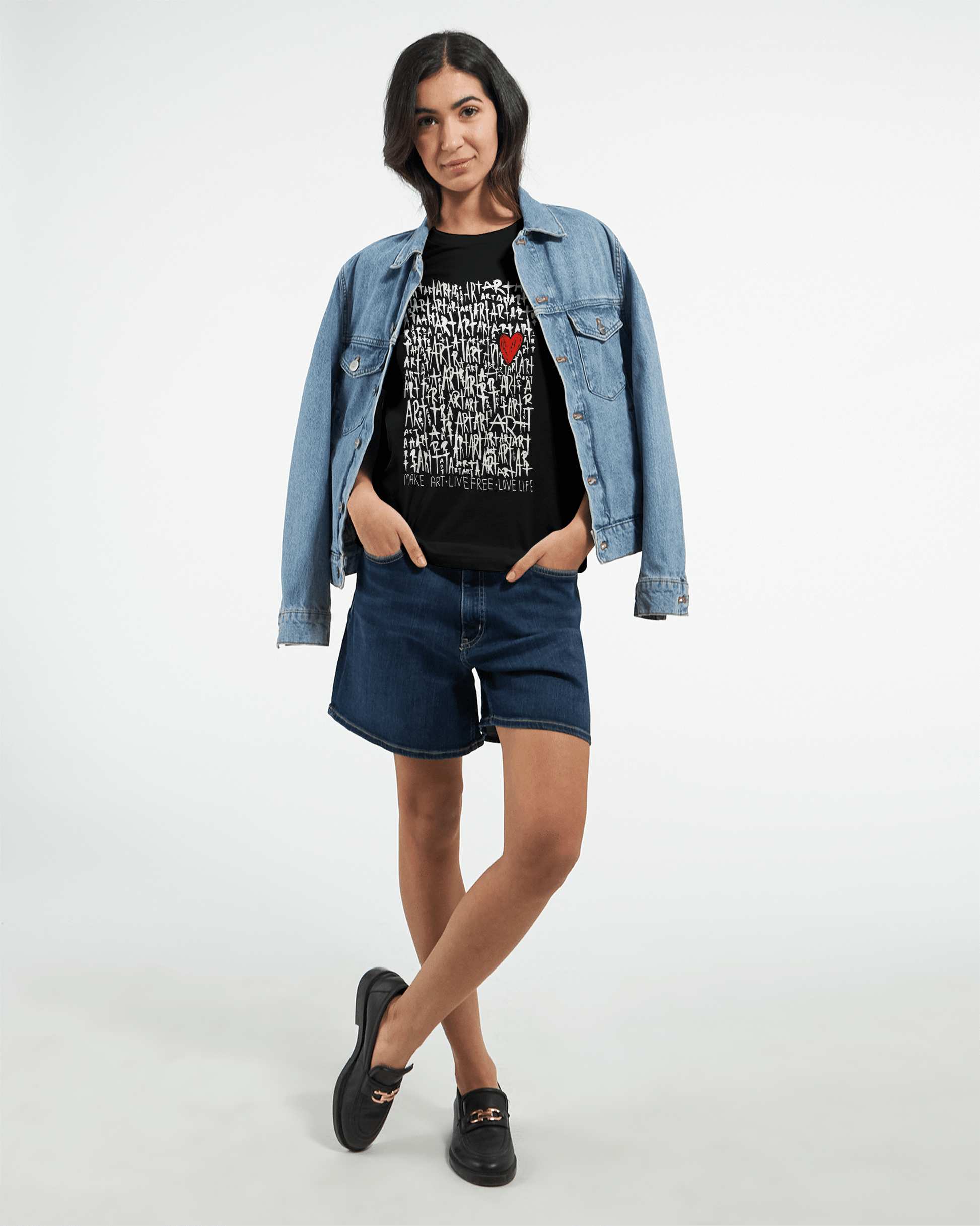 The Art - Premium Unisex Crewneck T-shirt apparel