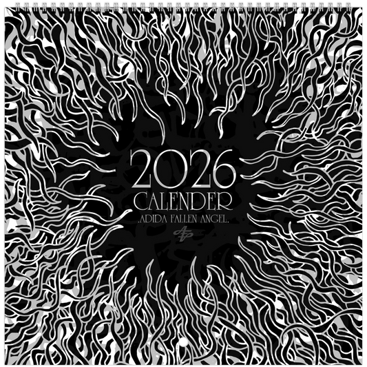 The Circle of Lines - Wall calendar 2026 (Black Edition) Print Material