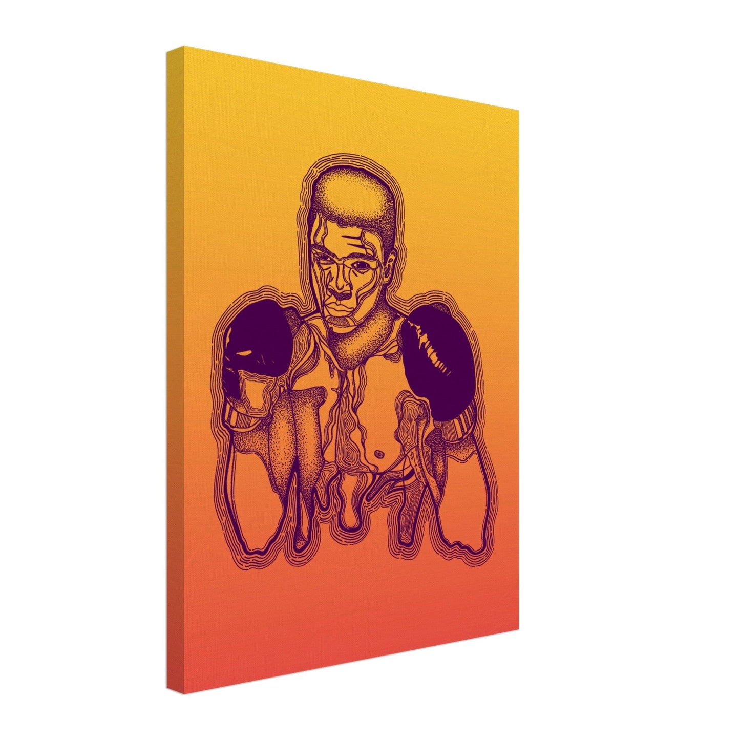 The Greatest - Ali Bomaye Illustration Print Print Material 45x60 cm / 18x24″ / Canvas
