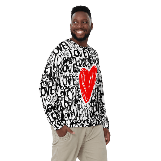 The Love - All over print Unisex Sweatshirt. apparel