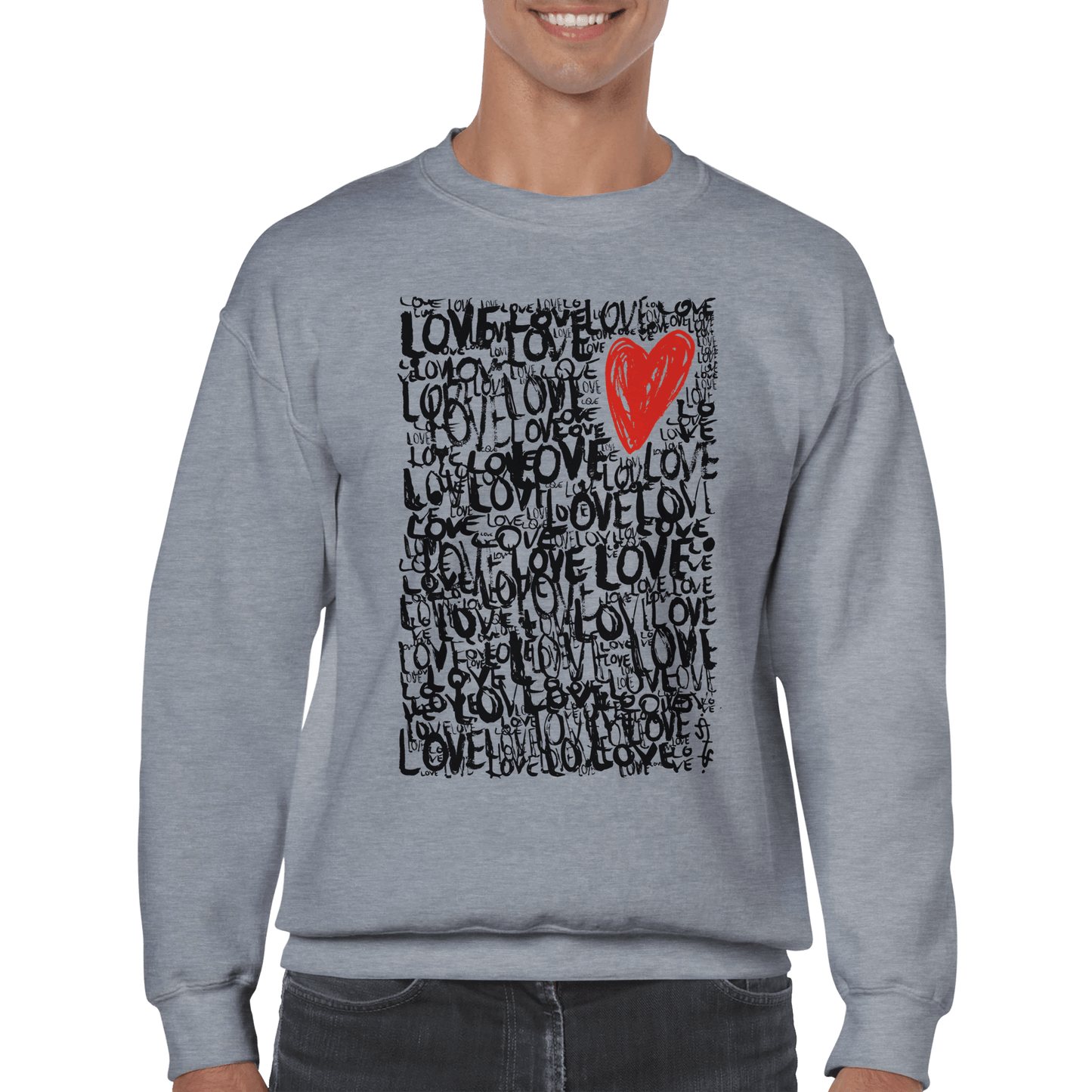 The Love - Classic Unisex Crewneck Sweatshirt apparel