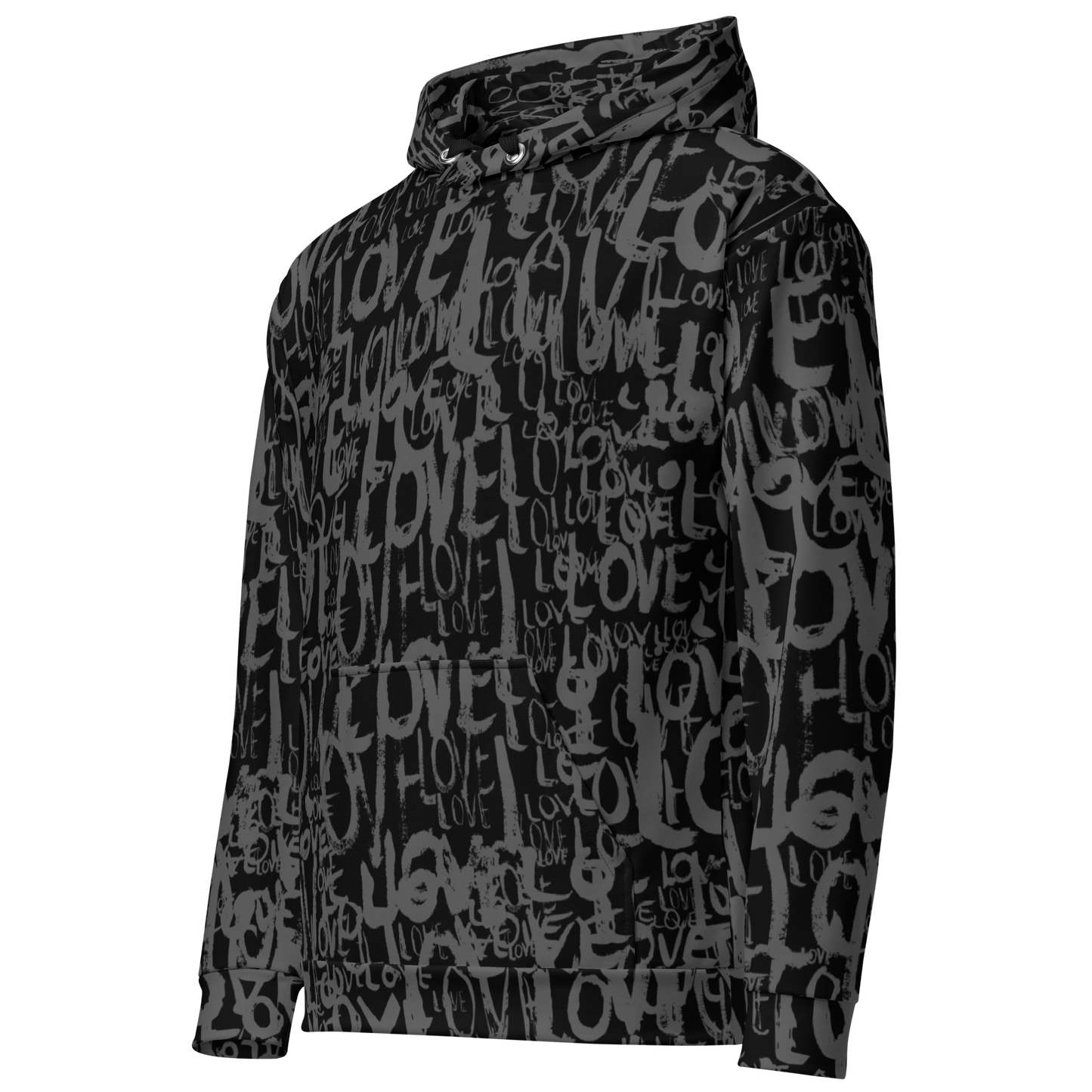 The Love Minimal - Unisex All-Over Print Hoodie apparel