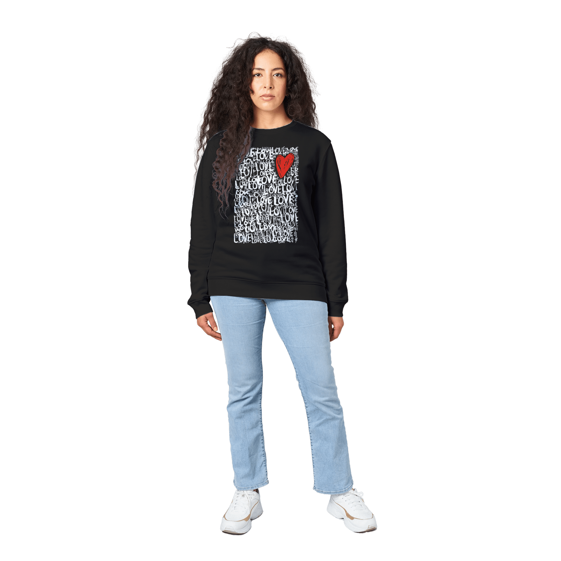 The Love - Organic Unisex Crewneck Sweatshirt apparel